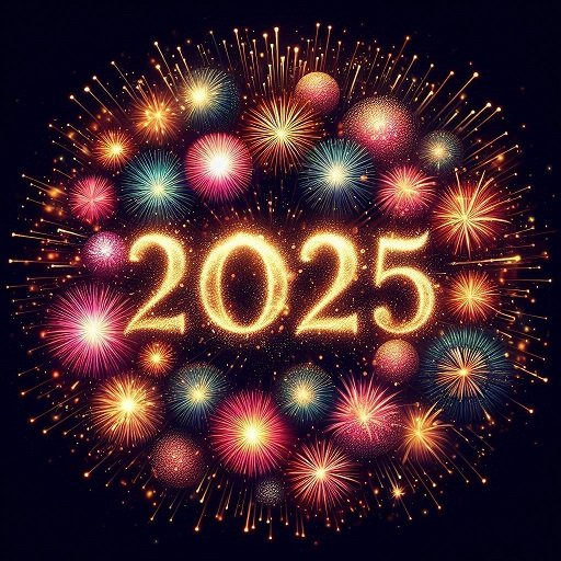 Happy New Year 2025 icon