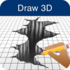 How to Draw 3D icon