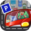 Parking Panic: exit the red car icon