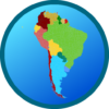 South America Map icon