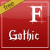 ★ Gothic Font Rooted ★ icon