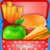 High School Lunch Box Maker & Decoration. icon