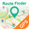 GPS Route Finder Navigation icon