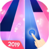 Magical piano Tap pink tiles icon