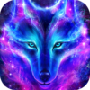 Galaxy Wolf Live Wallpaper icon