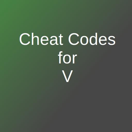 Cheat Codes List for V icon