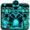 AI Neon Robot Theme icon