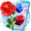 Winter rose live wallpaper icon