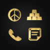 Solid Gold Icon Pack icon