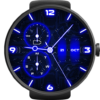 Neon Blue Watch Face icon