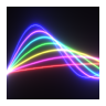 Nexus Neon Wave HD LWP icon