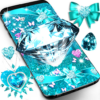 Turquoise diamonds wallpapers icon