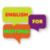 learn speaking English for Business meetings free icon