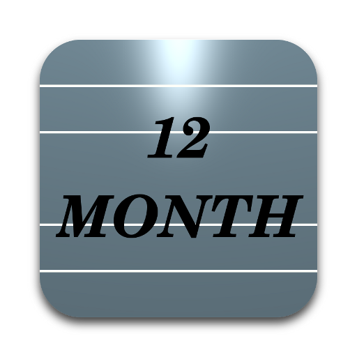 Twelve Month Calendar icon