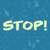 Stop! Random letter generator icon