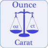 Ounce and Carat (oz ct) Convertor icon