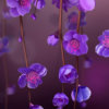 Purple Flower aesthetic wallpapers offline icon