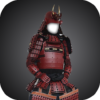 Samurai armor suit fotomontage icon