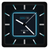 Blue Carbon Analog Watch Face icon