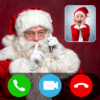 Video call from santa claus icon