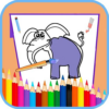 Animal Coloring Pages Games Learn About Animals icon