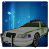 Car winter parking 3D game icon