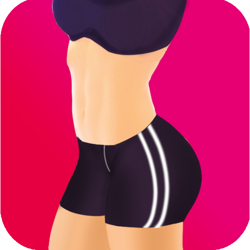 Full body workout hips and curves icon