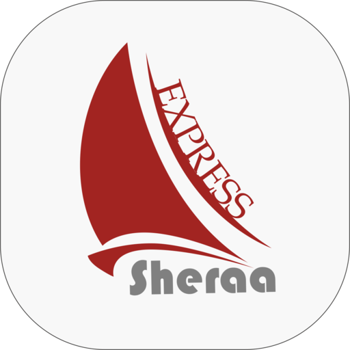 Sheraa Express quickly Post and internal freight icon