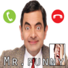 Fake Call Prank Mr.Funny and Wallpaper Bean icon