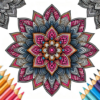 Mandala Color by Number Book icon