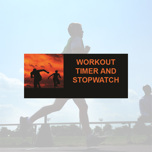 Workout stopwatch and timer icon