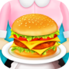 Burger Cafe Cooking King Master icon