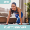 Flat Tummy App Workout Exercises For Ladies icon