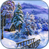 Winter snow. Live video wallpaper icon