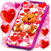 Teddy bear zip locker icon