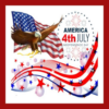 Happy 4th of July icon