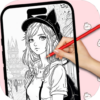 ARDraw Waifu Trace & Sketch icon