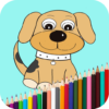 Paw Dog Coloring Book icon