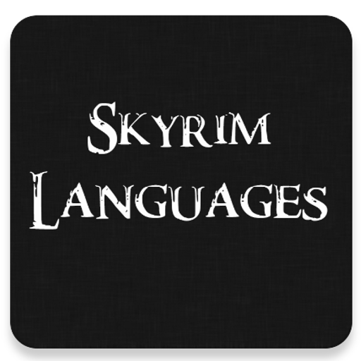 Skyrim Languages icon