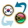 S Korea Won x Vanuatu Vatu icon