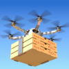 Pizza Home Delivery Drone City icon