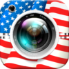 4th of July Photo Editor American Flag Stickers icon