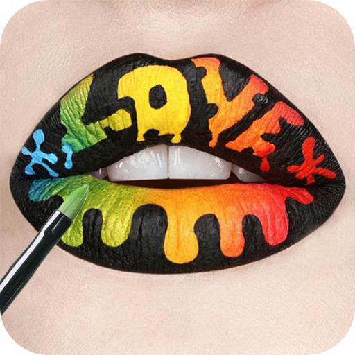 Lip Art Lipstick: Makeup games icon