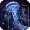 Luminous Jellyfish live Wallpaper icon