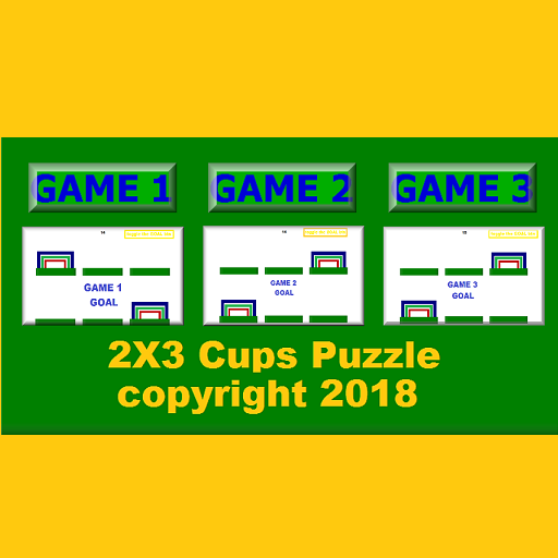 TwoX3 Cups Puzzle icon