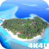 4K Maldives Paradise Drone Live Wallpapers icon