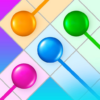 Lined connect the dots game icon