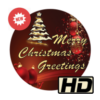 Merry christmas card icon