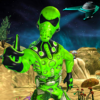 Area 51 Green Grandpa Alien game escape icon