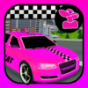 Pink Lady Crazy Taxi Driver 3D icon